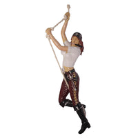 Hanging Lady Pirate Life Size Statue - LM Treasures 