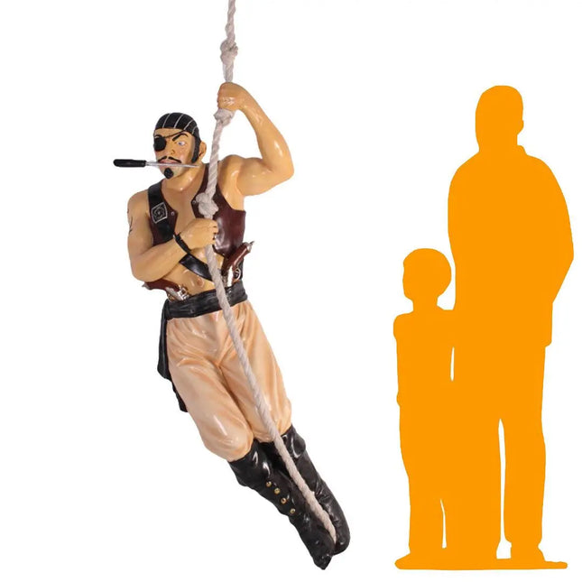 Pirate Hanging Life Size Statue LM Treasures - GP