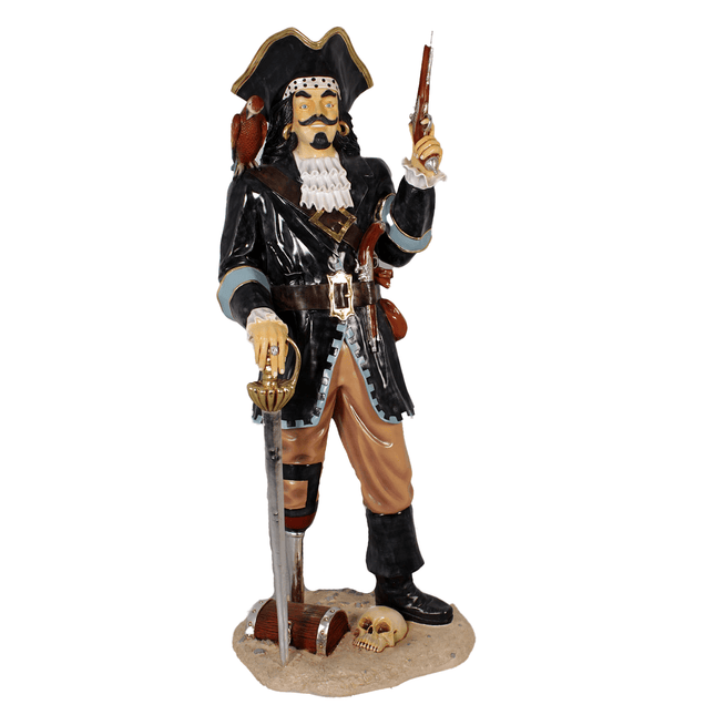 Pirate Captain Morgan Life Size Statue - LM Treasures 
