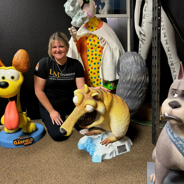 Ice Age Scrat Life Size Statue LM Treasures - MM