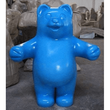 Large Blue Gummy Bear Over Sized Statue - LM Treasures 