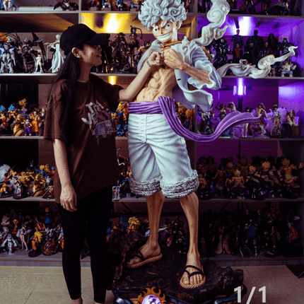 One Piece Luffy Gear 5 Nika Life Size Statue - LM Treasures 