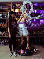 One Piece Luffy Gear 5 Nika Life Size Statue - LM Treasures 