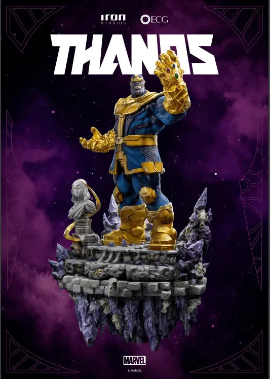 Marvel Thanos Collectible Money Bank - Roto-Cast Plastic Character Bust