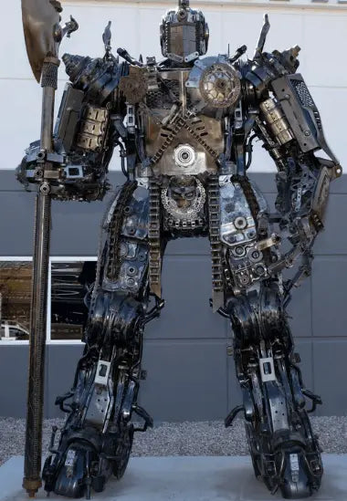 Knight Inspired Recycled Metal Art Sculpture LM Treasures - K