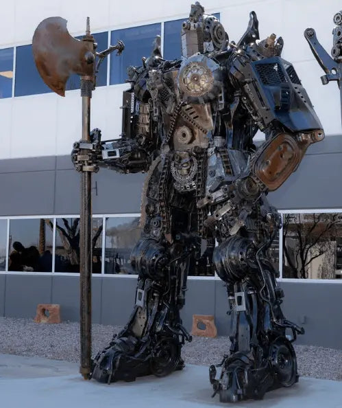 Knight Inspired Recycled Metal Art Sculpture LM Treasures - K