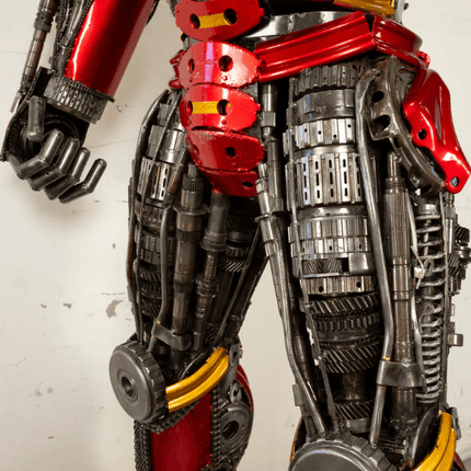 Iron Man Inspired Recycled Metal Art Sculpture