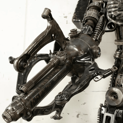 Megatron Inspired Recycled Metal Art Sculpture