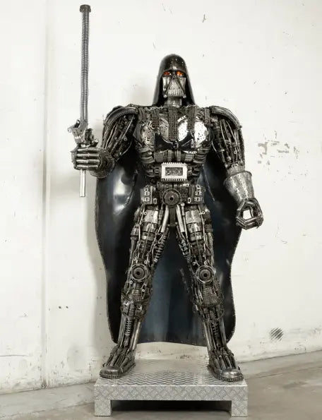Darth Vader Inspired Recycled Metal Art Sculpture LM Treasures - K