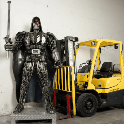 Darth Vader Inspired Recycled Metal Art Sculpture