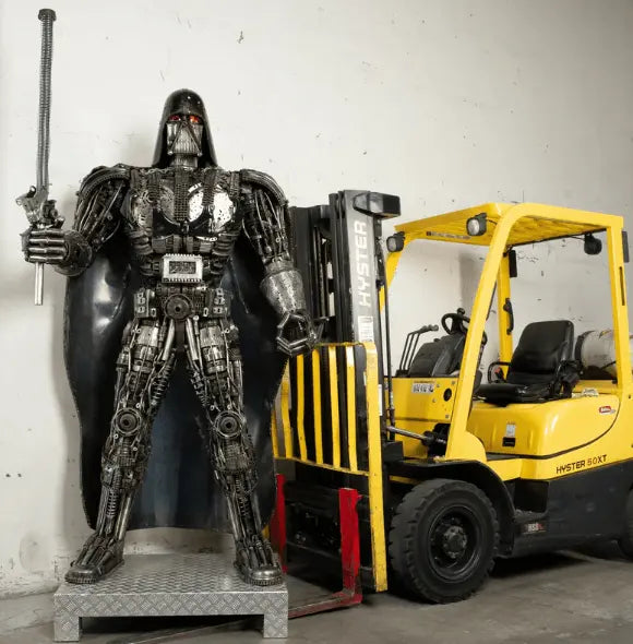 Darth Vader Inspired Recycled Metal Art Sculpture LM Treasures - K