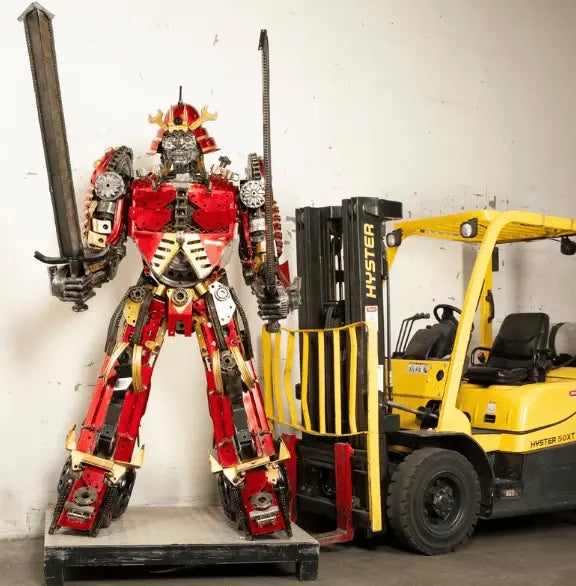 Samurai Recycled Metal Art Sculpture LM Treasures - K