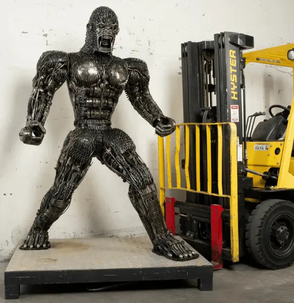 King Kong Inspired Recycled Metal Art Sculpture LM Treasures - K