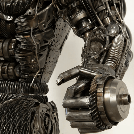 King Kong Inspired Recycled Metal Art Sculpture