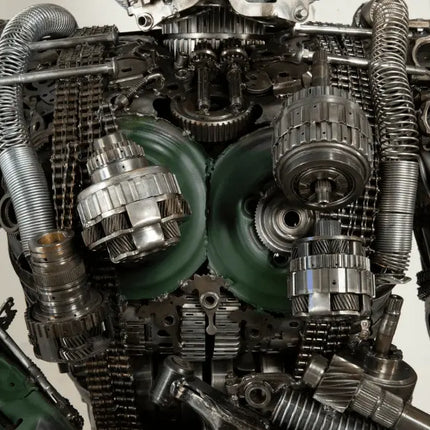 Army Storm Trooper Inspired Recycled Metal Art Sculpture LM Treasures - K