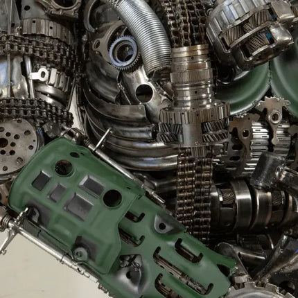 Army Storm Trooper Inspired Recycled Metal Art Sculpture LM Treasures - K