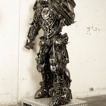 Lockdown Decepticon Inspired Recycled Metal Art Sculpture