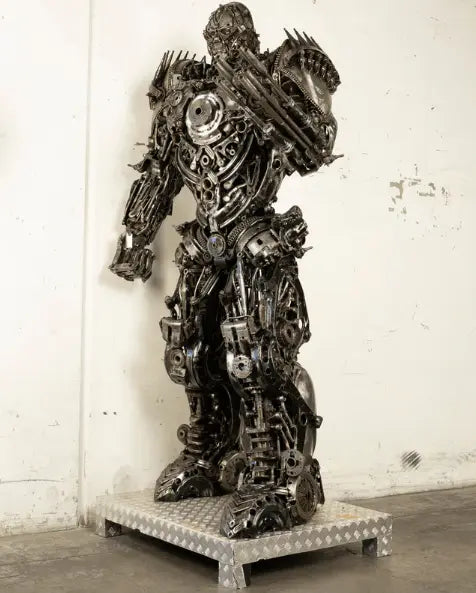 Lockdown Decepticon Inspired Recycled Metal Art Sculpture LM Treasures - K