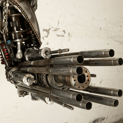 Lockdown Decepticon Inspired Recycled Metal Art Sculpture