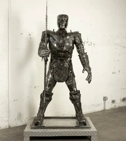 Thanos Inspired Recycled Metal Art Sculpture LM Treasures - K