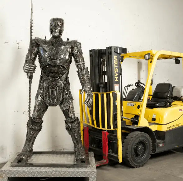 Thanos Inspired Recycled Metal Art Sculpture LM Treasures - K