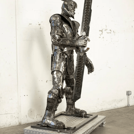 Thanos Inspired Recycled Metal Art Sculpture