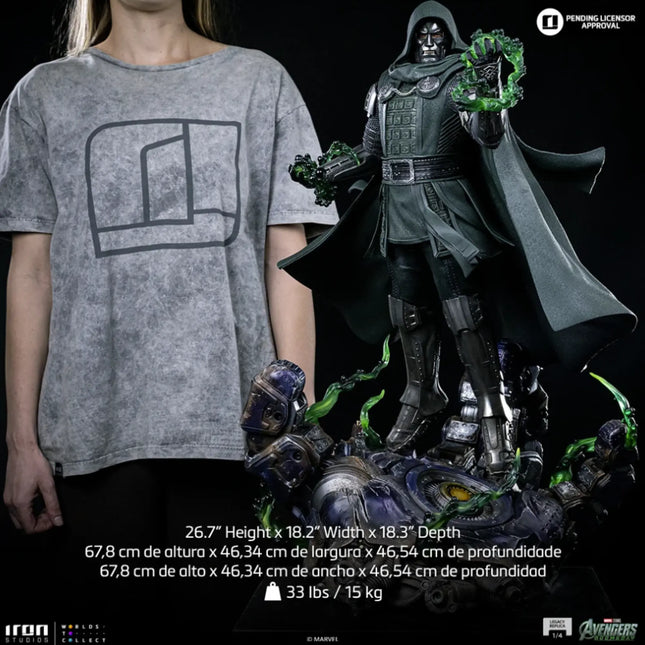 Doctor Doom Avengers: Doomsday Statue Legacy Replica 1/4 Iron Studios LM Treasures - IR