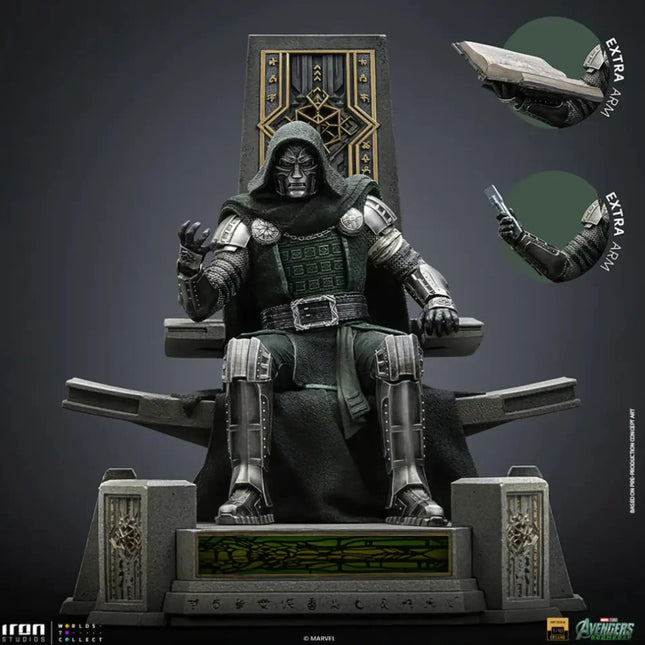 Doctor Doom on Throne 1:10 Scale Statue Iron Studios LM Treasures - IR