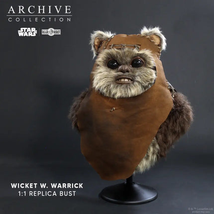 Star Wars: Return of the Jedi Wicket W. Warrick Signature Edition 1:1 Scale Bust LM Treasures - RR