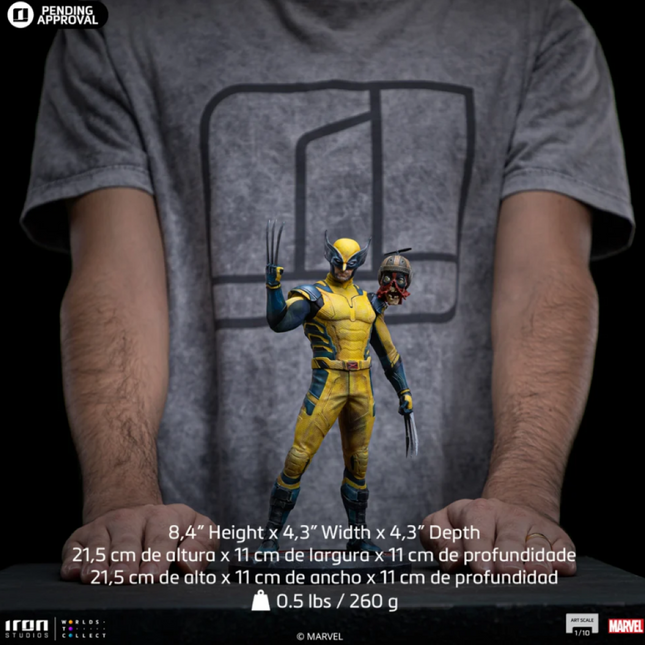 Wolverine from Deadpool & Wolverine Art Scale 1/10 Statue Iron Studios