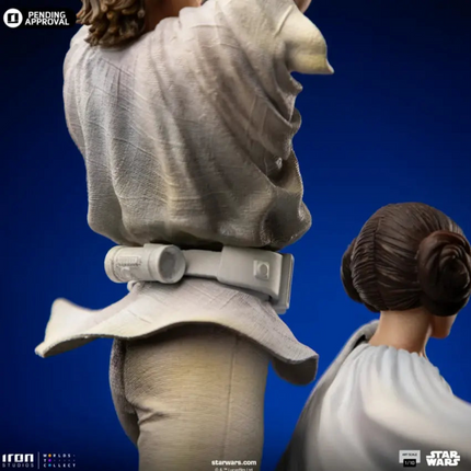 Luke and Leia Star Wars Art Scale 1/10 Statue Iron Studios