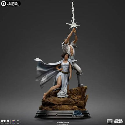 Luke and Leia Star Wars Art Scale 1/10 Statue Iron Studios