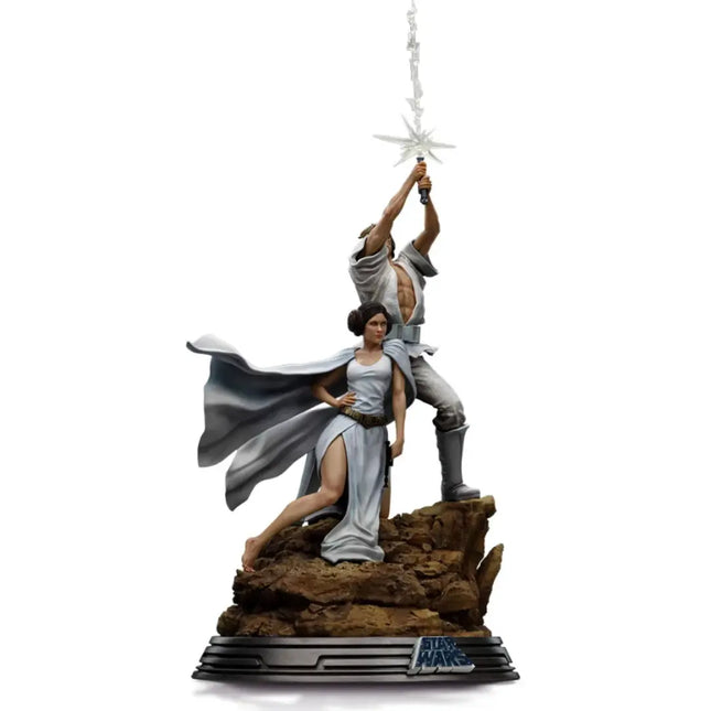 Luke and Leia Star Wars Art Scale 1/10 Statue Iron Studios