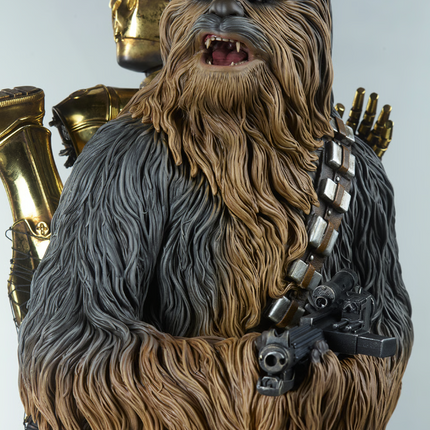 Star Wars Chewbacca and C-3PO Premium Format Figure Sideshow
