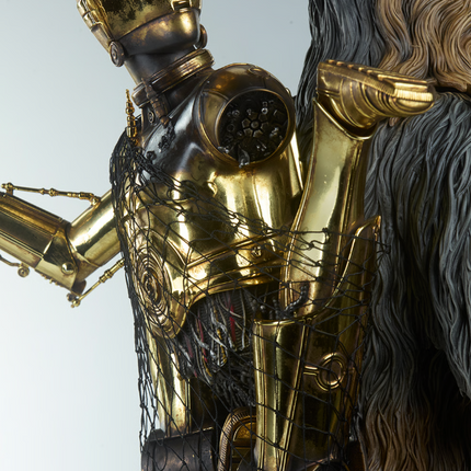 Star Wars Chewbacca and C-3PO Premium Format Figure Sideshow