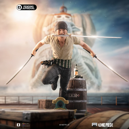 Roronoa Zoro One Piece Art Scale 1/10 Statue Iron Studios