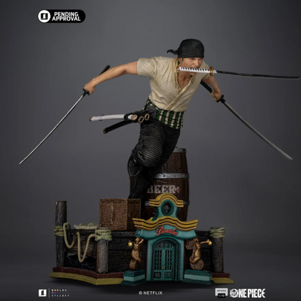 Roronoa Zoro One Piece Art Scale 1/10 Statue Iron Studios