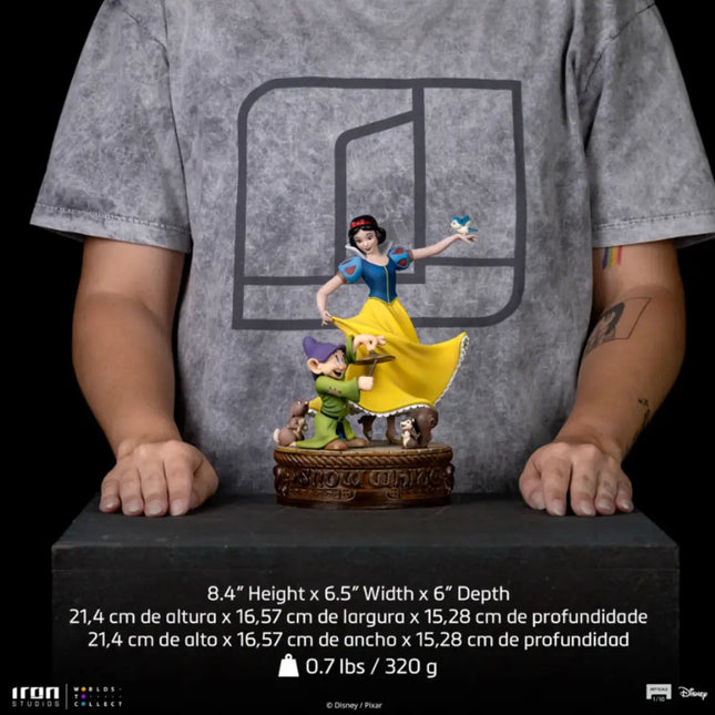 Snow White and Dopey Disney Classic Art Scale 1/10 Statue Iron Studios