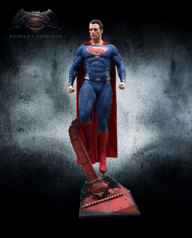 Superman Vs Batman: Dawn of Justice Superman Life Size Statue
