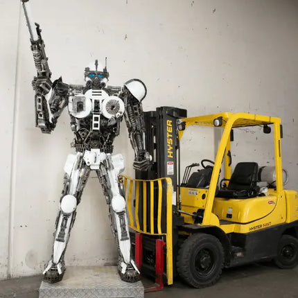 Storm Trooper Inspired Recycled Metal Art Sculpture LM Treasures - K