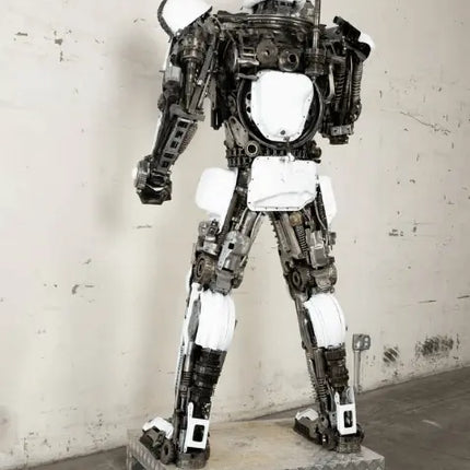 Storm Trooper Inspired Recycled Metal Art Sculpture LM Treasures - K