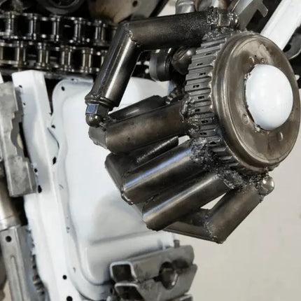 Storm Trooper Inspired Recycled Metal Art Sculpture LM Treasures - K