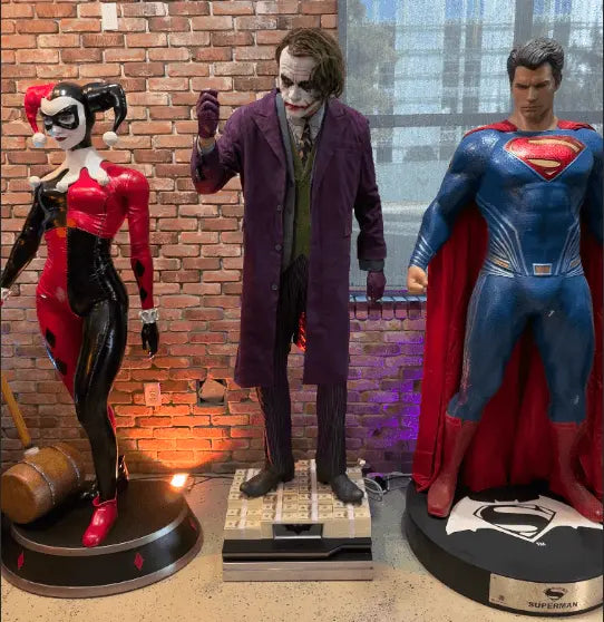 The Dark Knight Joker (Heath Ledger) Life Size Statue Queen Studios LM Treasures - QS