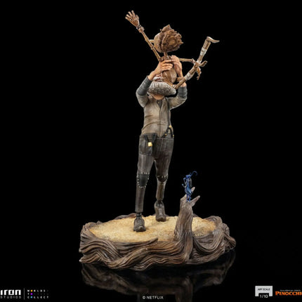 Pinocchio Geppetto & Pinocchio Statue Art Scale 1/10 Iron Studios LM Treasures - IR