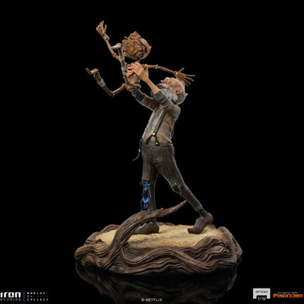 Pinocchio Geppetto & Pinocchio Statue Art Scale 1/10 Iron Studios LM Treasures - IR