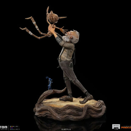 Pinocchio Geppetto & Pinocchio Statue Art Scale 1/10 Iron Studios LM Treasures - IR