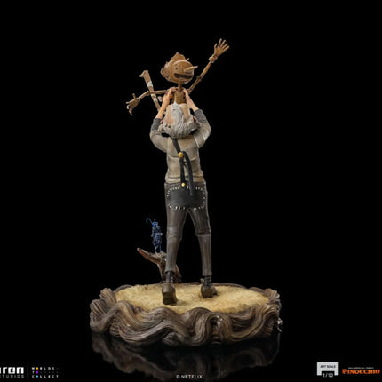 Pinocchio Geppetto & Pinocchio Statue Art Scale 1/10 Iron Studios LM Treasures - IR