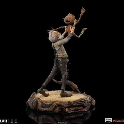 Pinocchio Geppetto & Pinocchio Statue Art Scale 1/10 Iron Studios LM Treasures - IR