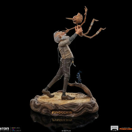 Pinocchio Geppetto & Pinocchio Statue Art Scale 1/10 Iron Studios LM Treasures - IR