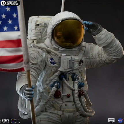 Apollo 11 Astronaut NASA Statue Art Scale 1/10 Iron Studios LM Treasures - IR